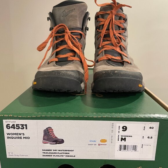 Cute Danner Hiking Books - Coral & Gray - Picture 1 of 12